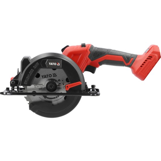 YATO Körfűrész 140 mm szénkefe nélküli 18 V (akku és töltő nélkül)