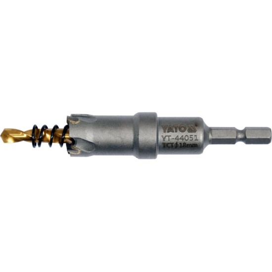 YATO Körkivágó 18 mm TCT bit befogással YATO Körkivágó 18 mm TCT bit befogással