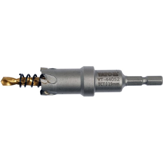 YATO Körkivágó 19 mm TCT bit befogással YATO Körkivágó 19 mm TCT bit befogással