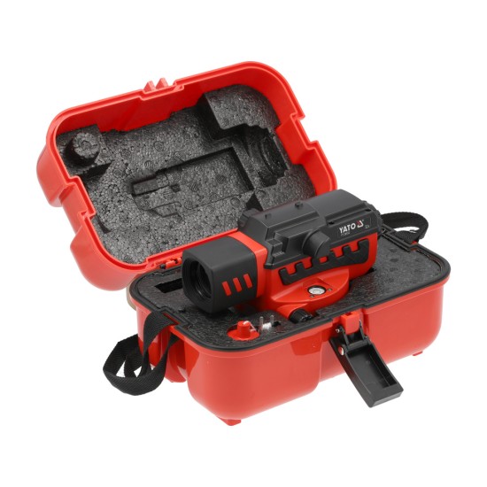 YATO Optikai szintező 32 x 38 mm IP54 készlet álvánnyal
