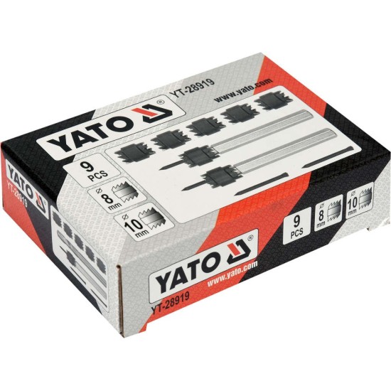 YATO Ponthegesztés fúró - maró készlet 9 részes 