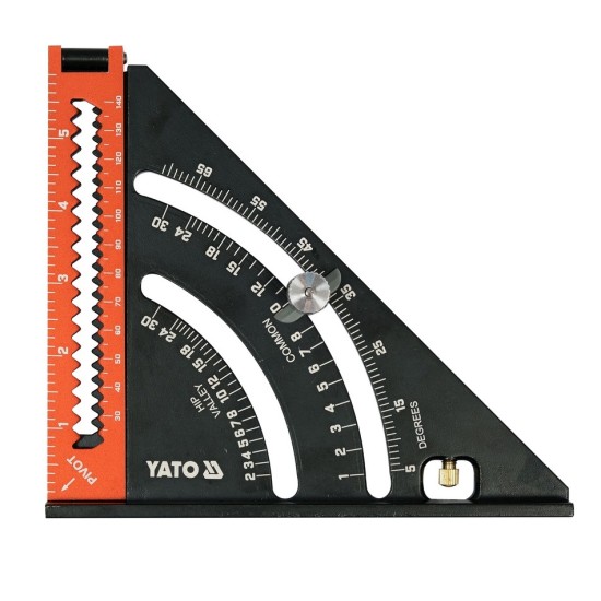 YATO Talpas derékszög vonalzó 290 x 185 mm alumínium 