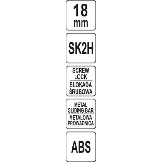 YATO Törhető pengés kés extra éles 18 mm ULTRA SHARP SK2H
